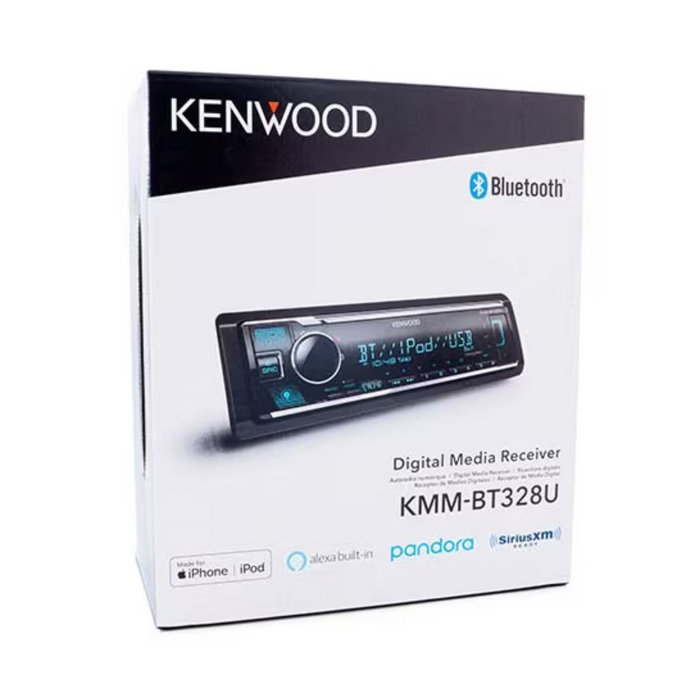 Kenwood Bluetooth Car Stereo with USB Port, AM/FM Radio, MP3 Player KMM-BT328U