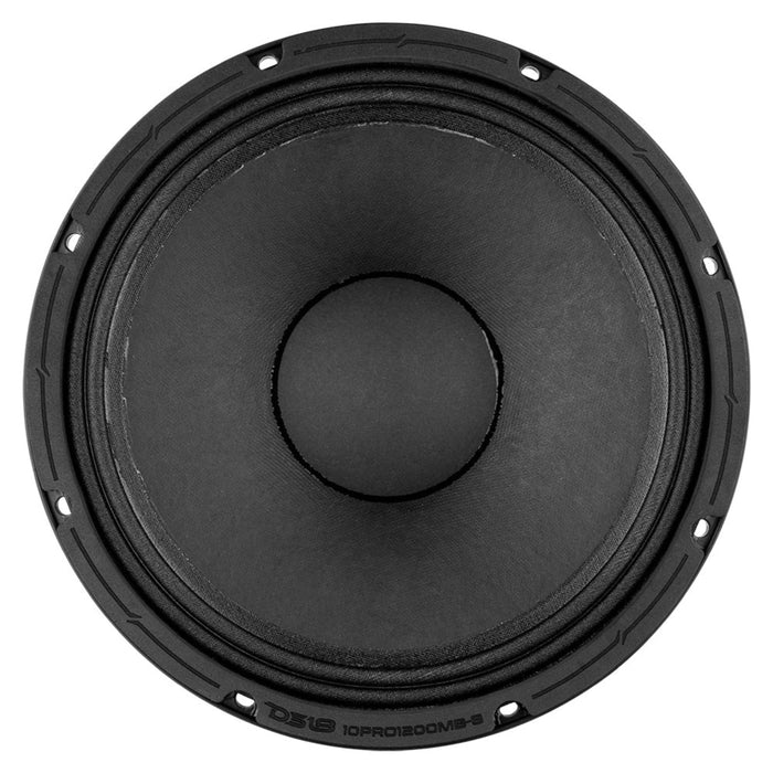 DS18 10PRO1200MB-8 10" Mid-Bass Loudspeaker 1200 Watts Max Power 600W RMS 8-Ohm