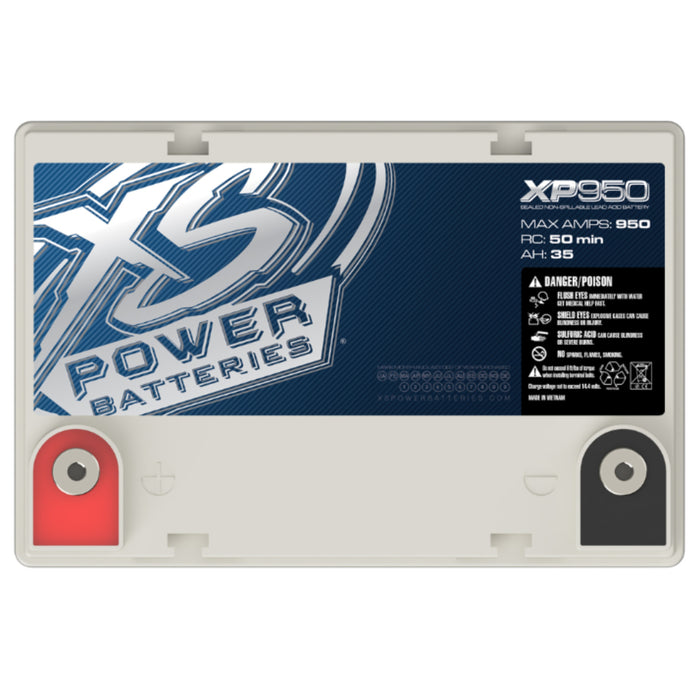 XS Power 12 Volts BCI Group U1R 35 Amp Hours AGM Secondary Battery XP950