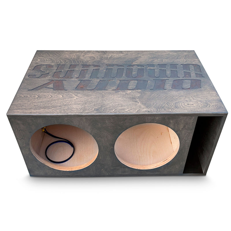 2500W RMS Dual 1 or 2-Ohm 12" Z Series V6 Subwoofer w/Dual 12" Birch Ported Box