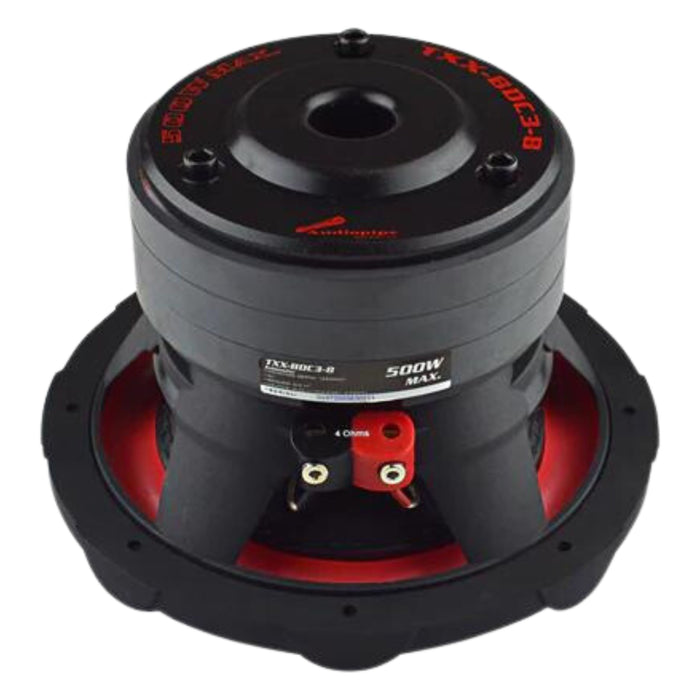 Audiopipe BD 8" Triple Stack Subwoofer 500 Watts PMPO, 250 RMS 4 Ohm TXX-BDC3-8