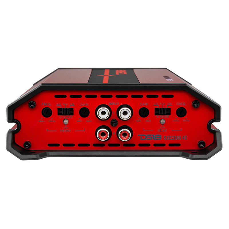 DS18 SXE Compact Amplifier 4 Ch Class D 4 Ohms 2000 Watts Red SXE-2000.4D/RD