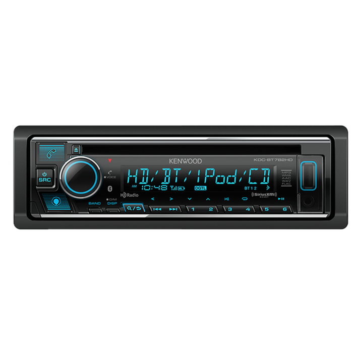 Kenwood Single DIN BT CD Car Stereo Receiver w/ Amazon Alexa Voice KDC-BT782HD