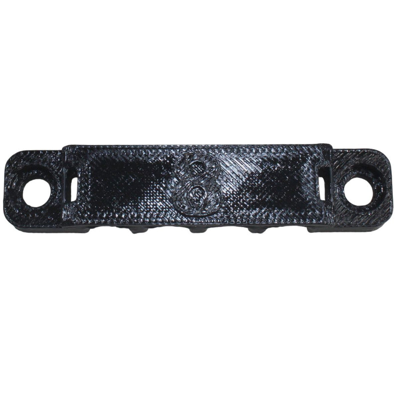8 Gauge Cable Management Wire Comb Quad Slot Can Use w/ Cable Tie Red/Black