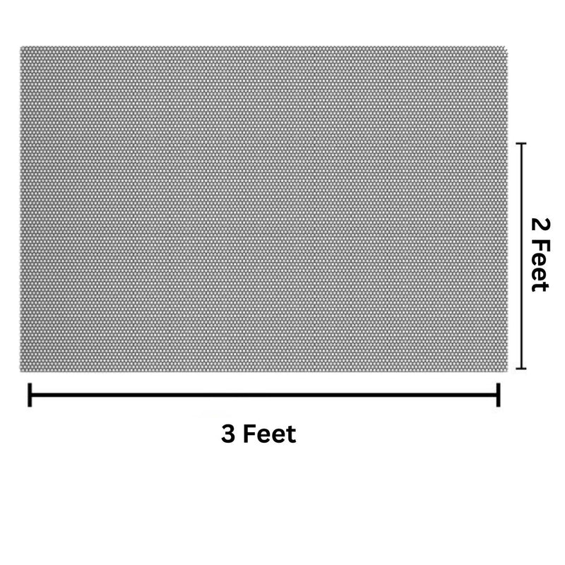 Audiopipe 2' x 3' x 1.22mm Black Metal Finish Full Mesh Grill Sheet 5/32 Holes