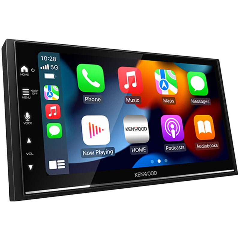 Kenwood CarPlay/Android Auto Receiver DMX7709S Plus Kenwood Rear View Camera CMOS-230