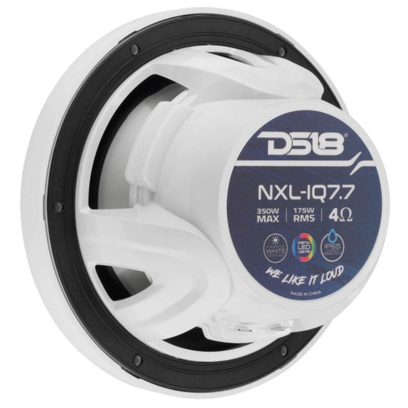 7.7” IP65 175W RMS Bullet Tweeter Marine Speaker Pair Digital LED DS18 NXL-IQ7.7