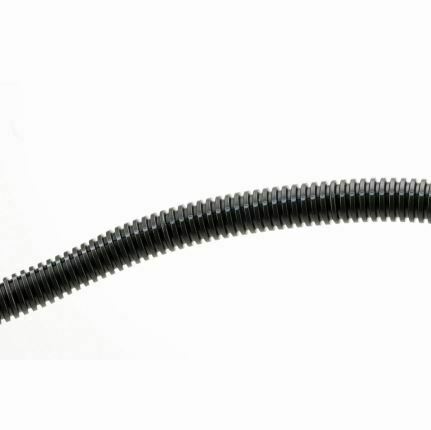 DS18 100 Foot 3/8" Black Split Wire Corrugated Loom Tubing