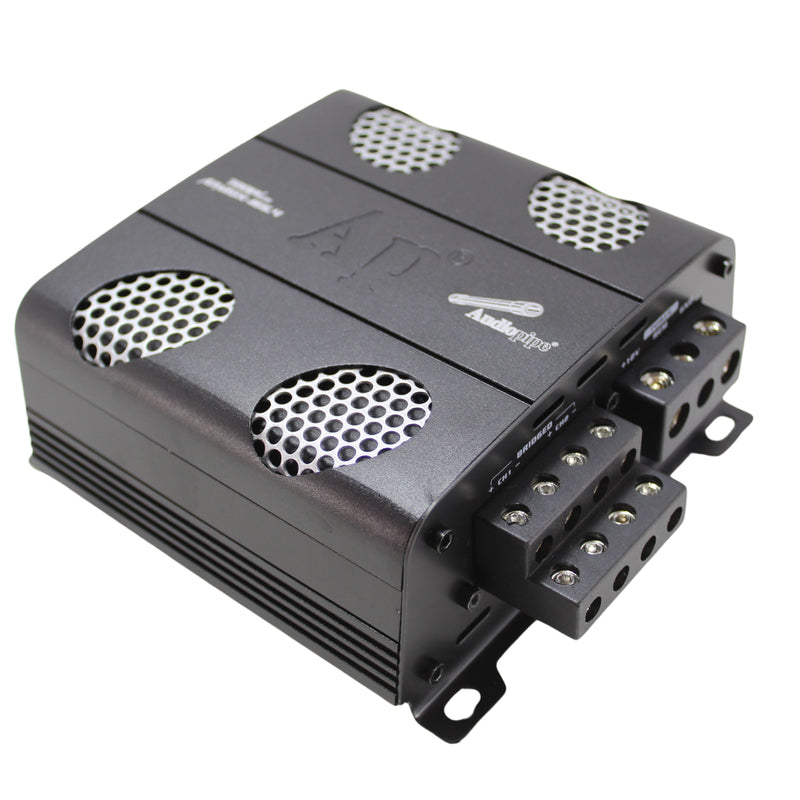 Audiopipe 4-Channel Full Range Mini Class D Amplifier 4 x 165W RMS APMOX-165.4