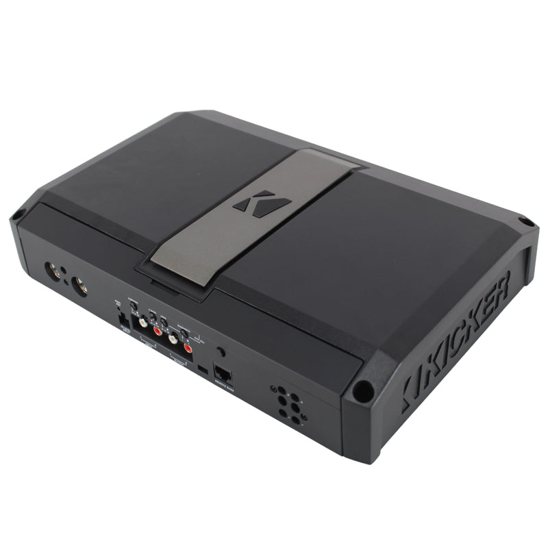 3000w 1-Ohm Mono Class-D Subwoofer Amplifier w/Smart Bass & RGB LED Center Panel