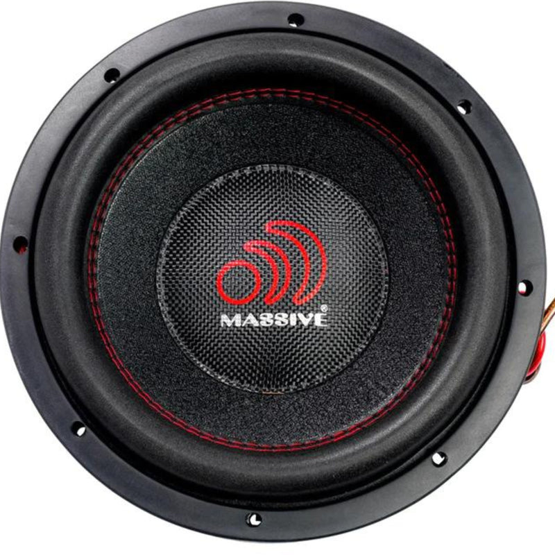Massive Audio 10" 3000 Watt Subwoofer Dual 4 Ohm Competition SUMMOXL104