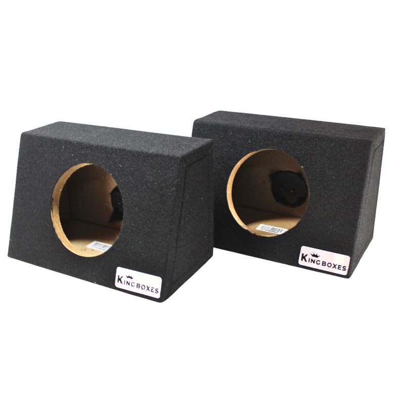 King Boxes 6.5" Universal Pair Carpet Car Speaker Enclosures KG-A65
