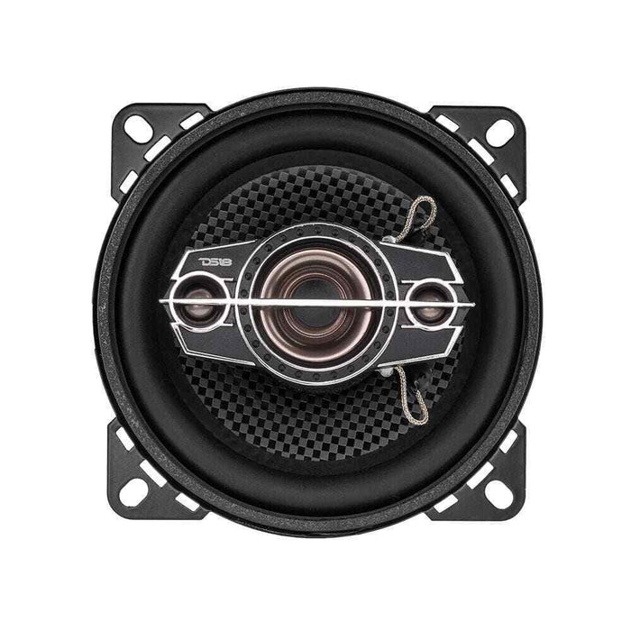 DS18 SELECT 140 Watt 4" 4-Way Coaxial Speaker w/ Piezo Tweeters 4 Ohm SLC-N4X