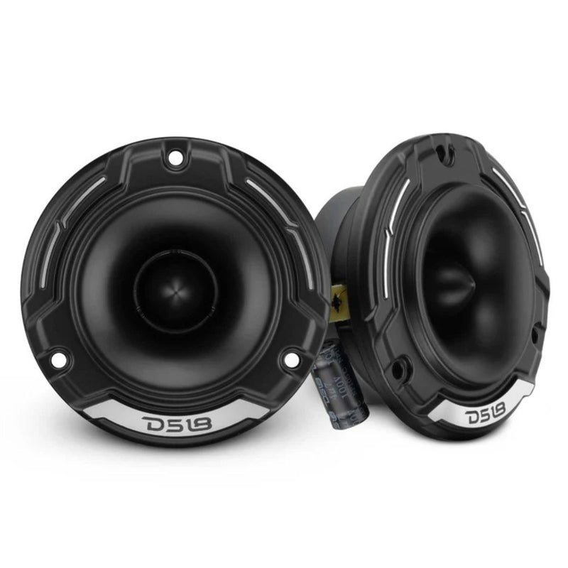 3.8" 50W RMS 4 Ohm Super Bullet Tweeter Shallow Mount Pair DS18 PRO-TWZ1S