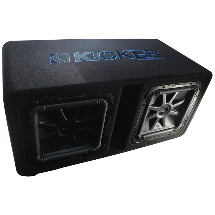 Kicker Dual Solo-Baric L7S 12" 1500W RMS 2-Ohm Subwoofers Ported Box / 44DL7S122