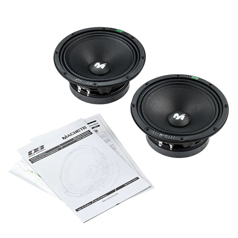 Deaf Bonce  6.5" 100 Watt RMS 4-Ohm Machete Fight 60 Pair of Mid-Range Speakers
