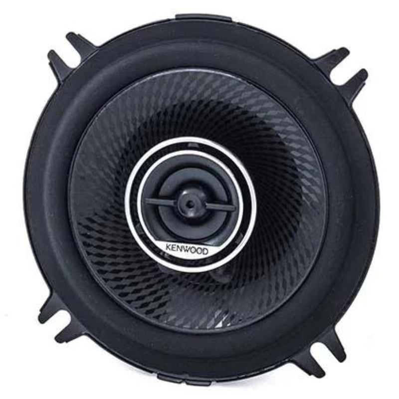 Pair of Kenwood 5.25" 4-Ohm Round 2-Way vehicle speakers 75 Watts RMS KFC-1396PS