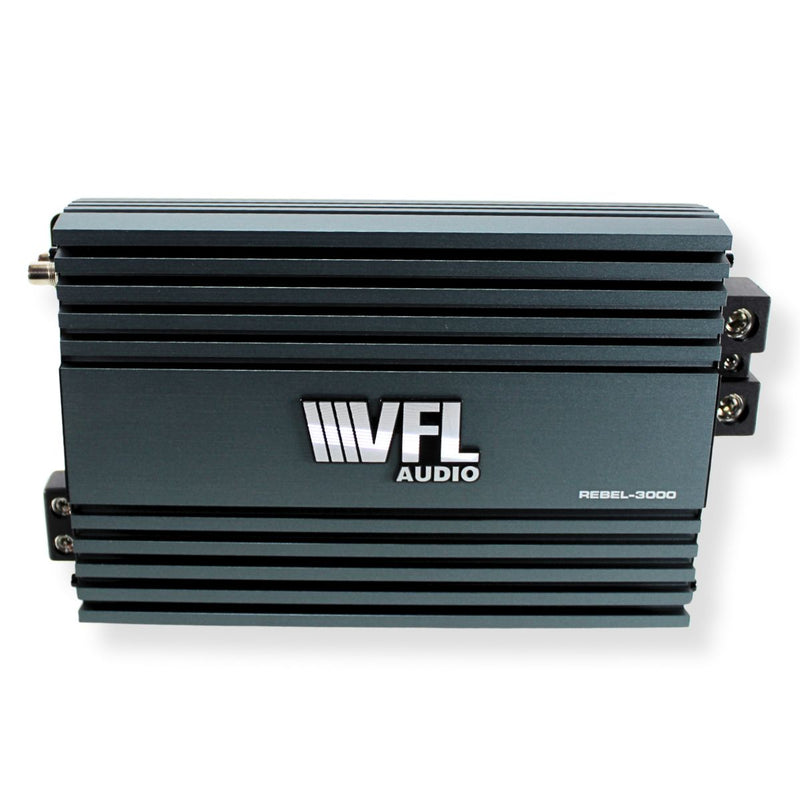 American Bass 3000 Watt 1-Ohm Monoblock Class D Digital Amplifier REBEL-3000.1