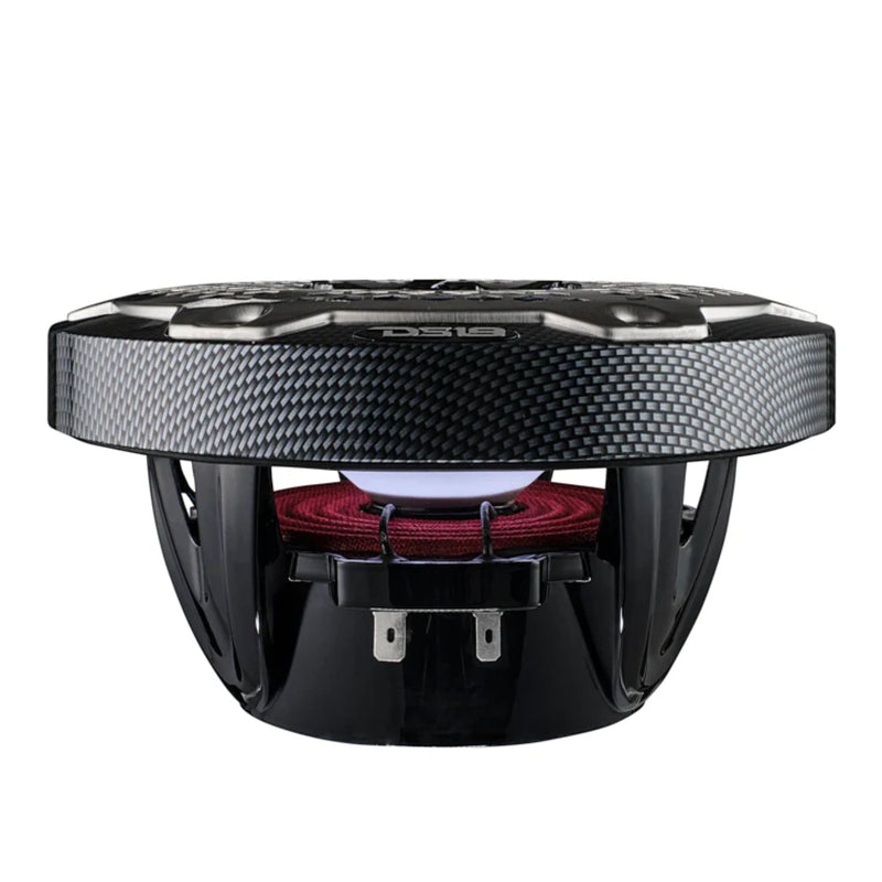 DS18  Pair of 100 Watt RMS 4-Ohm 2-Way Coaxial Marine Speakers W/ LED RGB Lights