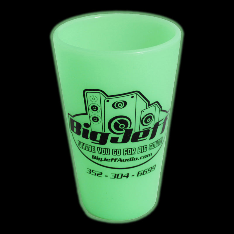 Big Jeff Green Glow In The Dark Pint Size Unbreakable Cup