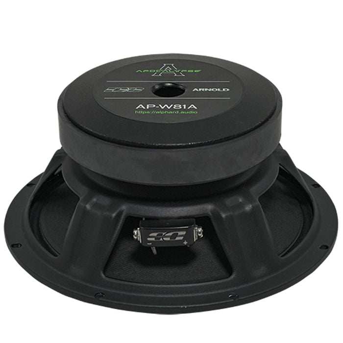 Deaf Bonce 8" 1000W 4 Ohm Mid-Bass Apocalypse Car Audio Speakers AP-W81A Pair