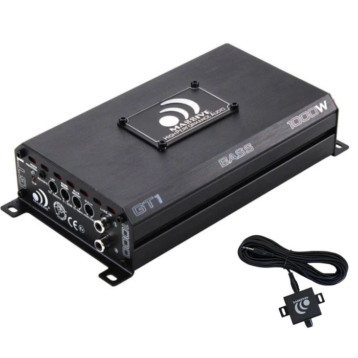 520 Watts RMS 1 Ohm 1 Ch Class D Monoblock Car Audio Amplifier Massive Audio