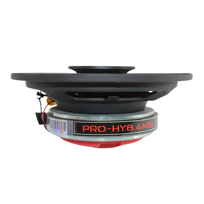 DS18 8" Hybrid Slim 2-way Speaker w/ 1" Driver Horn 400W Peak 4-Ohm PRO-HY8.4MSL