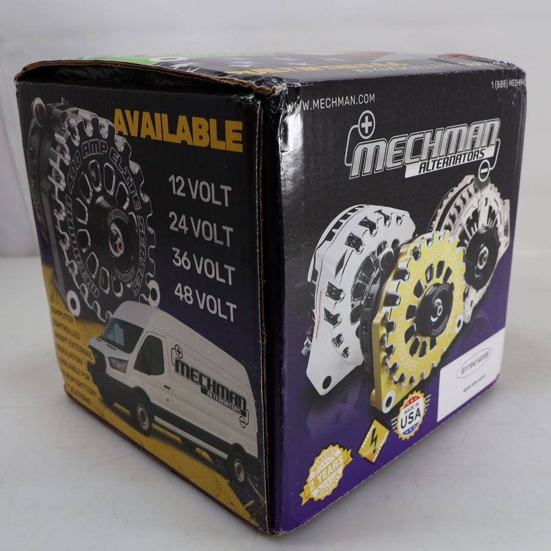 Mechman Alternators 400 Amp Billet High Output Alternator Ford 6.2L Gas OPEN BOX