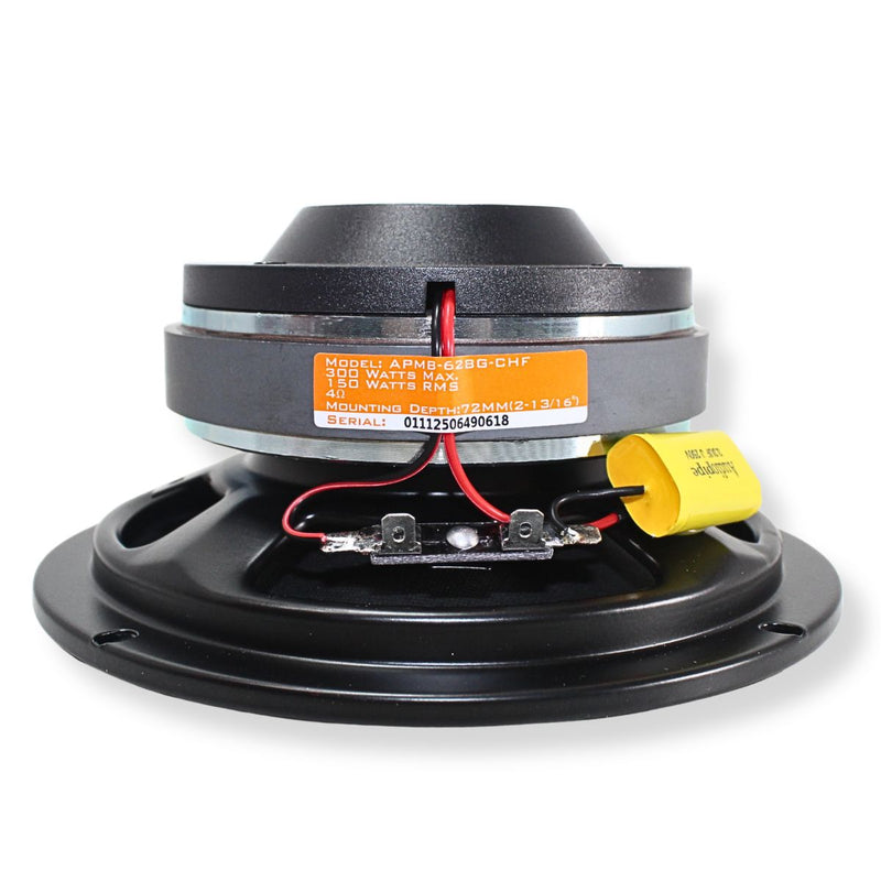 6.5" 150W RMS 4 Ohm Hybrid Midrange Compression Horn Speaker Audiopipe APMB-628G