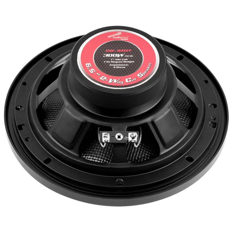 Audiopipe 6.5" 300 Watt 4-Ohm 2-Way Coaxial Car Audio Speaker CSE-1602T