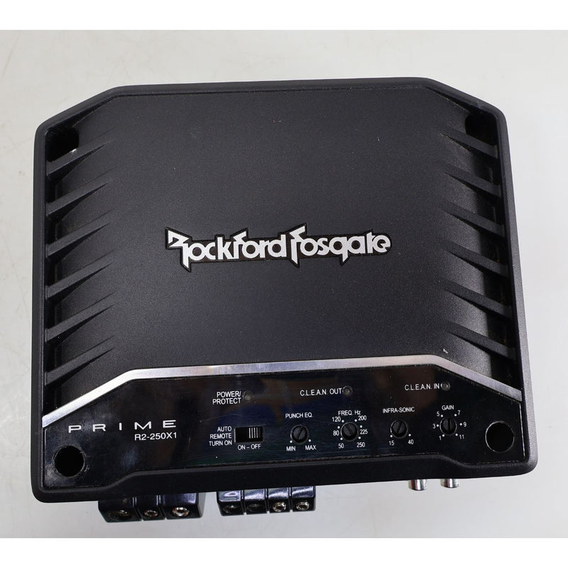 Rockford Fosgate Prime 250W Class-D Mono Subwoofer Amplifier R2-250X1 OPEN BOX
