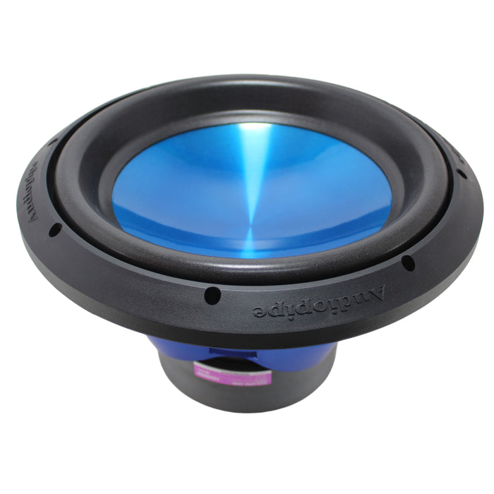 Audiopipe Eye Candy Blue 12 Inch 800 Watts Dual 4 Ohms Subwoofer TXX-APD-12BL