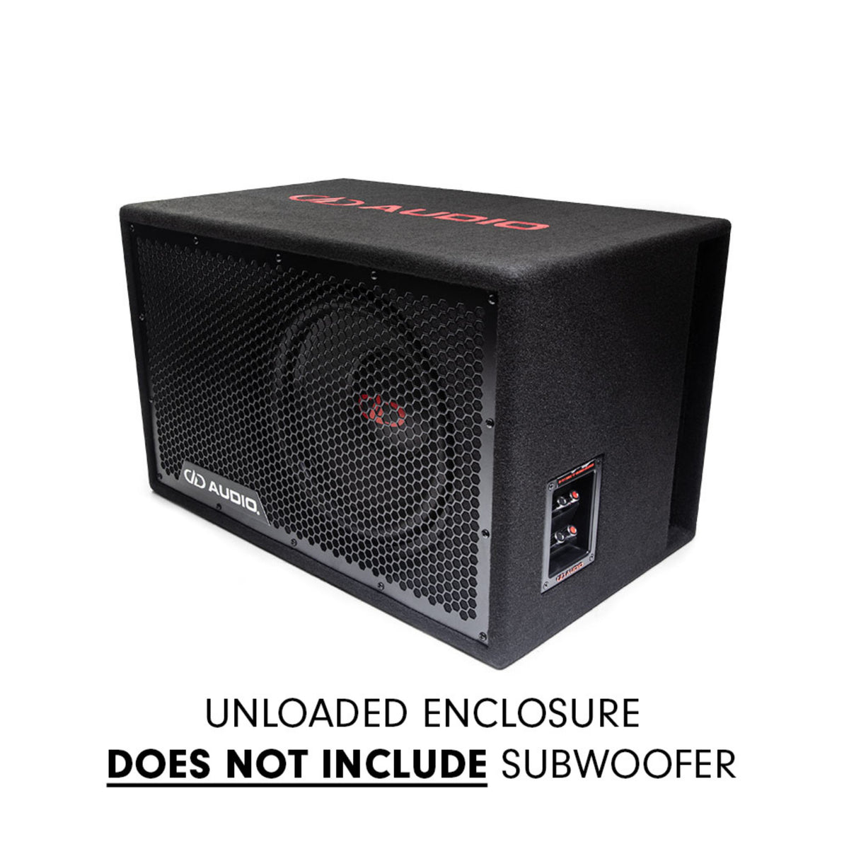 Single 12" Unloaded Enclosure (DOES NOT INCLUDE SUBWOOFER) DD Audio UE ...