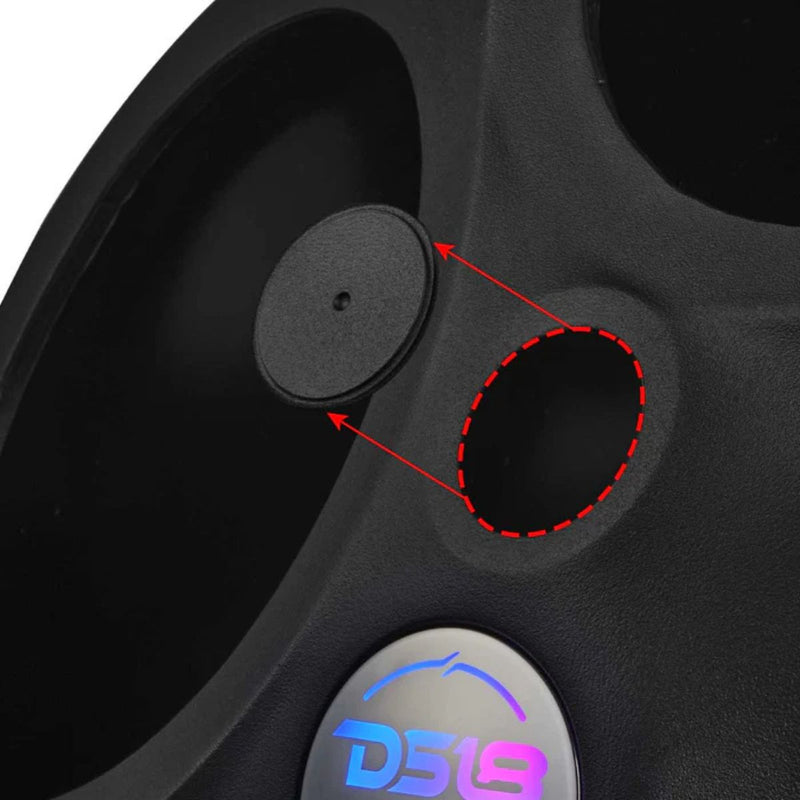 DS18 Polaris Slingshot Front Fender Dual 8" Speaker Pods w/ Digital LED Lighting