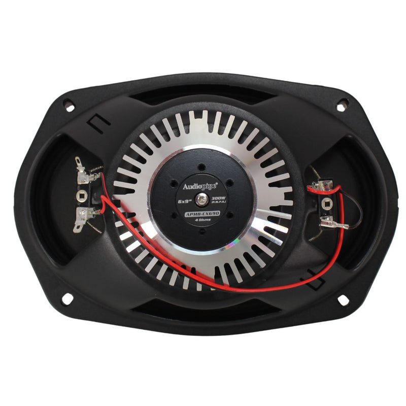 6x9" 150W RMS 4-Ohm NEO Hybrid Coaxial Loudspeaker Pair W/1" Tweeter APMB-CX690