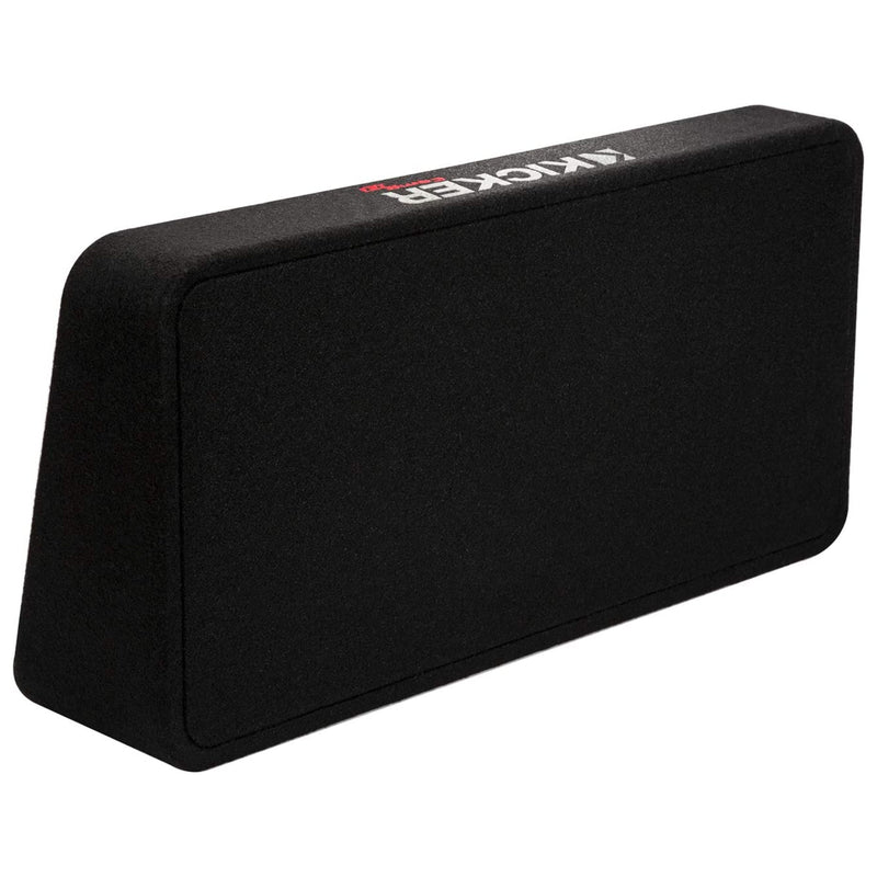 Kicker CompRT Series Dual 12" 500W RMS 2-Ohm Loaded Subwoofer Enclosure