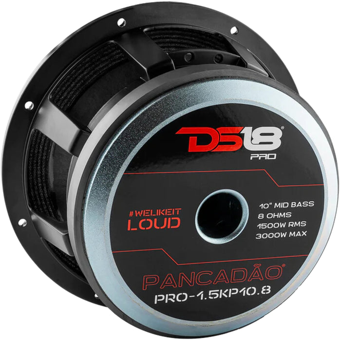 PANCADÃO Mid-Bass Loudspeaker 10" 1500 Watts Rms 8-Ohm PRO-1.5KP10.8