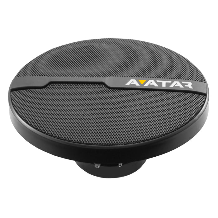Avatar 6.5" 50 Watt RMS 4-Ohm Black Coaxial Speaker Pair XBR-613