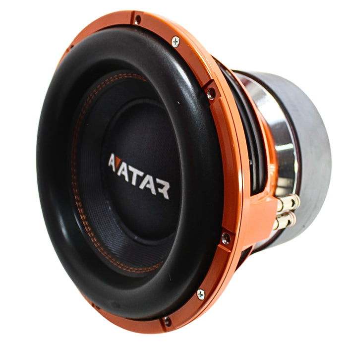 Avatar Tsunami STU-1246-D2 Orange 6000 Watts Peak 2-Ohm 12" Subwoofer OPEN BOX