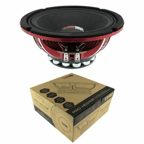 Pro 10" Midrange Motorcycle Loudspeaker 1000W 4 Ohm DS18 Neodymium PRO-NEO10R