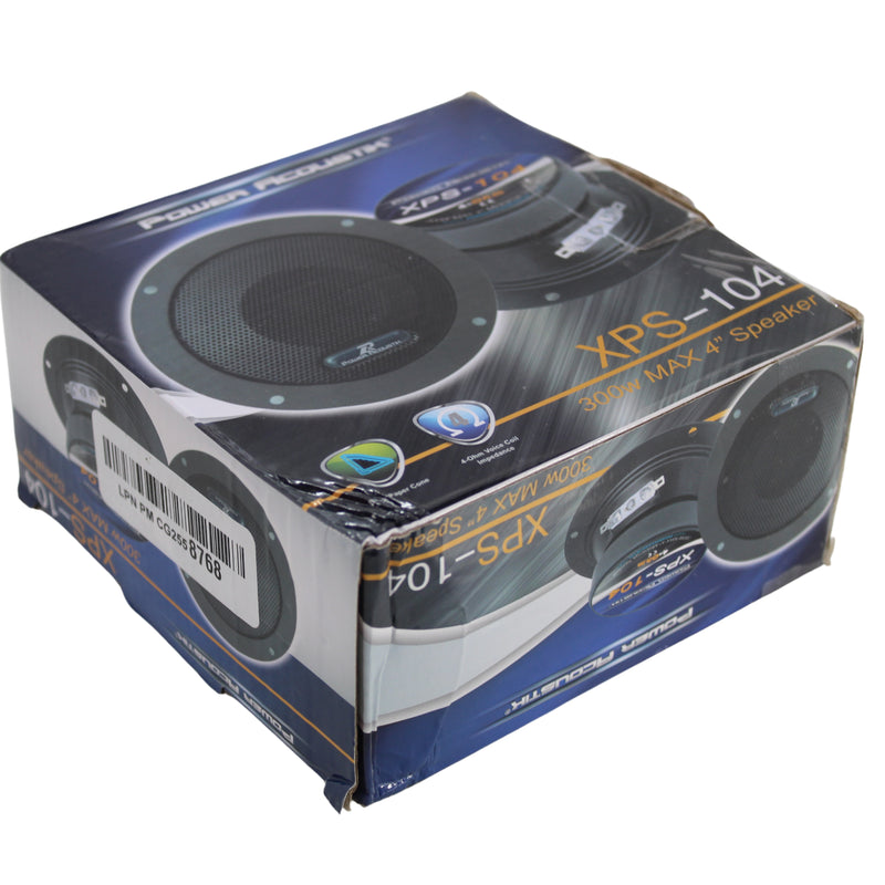 Power Acoustik Car Audio 4 Midrange Speaker 300 Watt 4 Ohm Sealed Back OPEN BOX