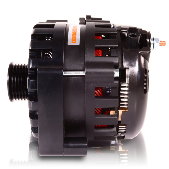 Mechman E-Series 370 Amp  Black Alternator For 2005 - 2013 GM 6.0L Truck