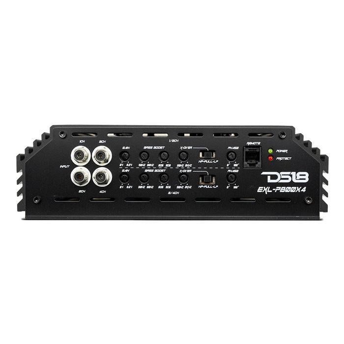 4x DS18 8" Mid Range 2320W Speakers + 4 Channel Korean Amplifier EXL-P800X4