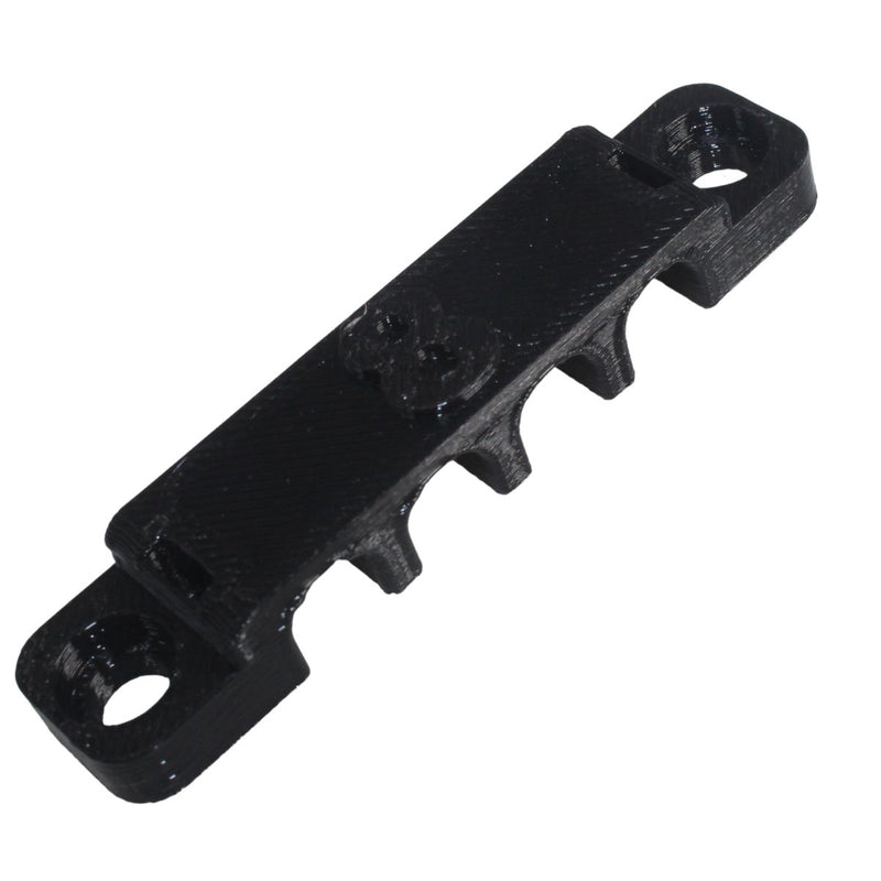 8 Gauge Cable Management Wire Comb Quad Slot Can Use w/ Cable Tie Red/Black