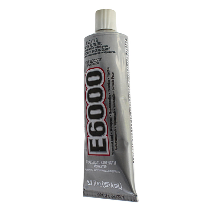 3.7 fl oz E6000 Industrial Strength Clear Self Leveling Waterproof Adhesive