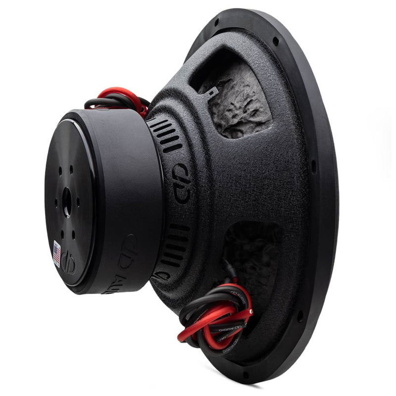 DD Audio 12" Dual 4 Ohm 800W Peak/400W RMS Hi-Def Tuned Subwoofer 1112-D4