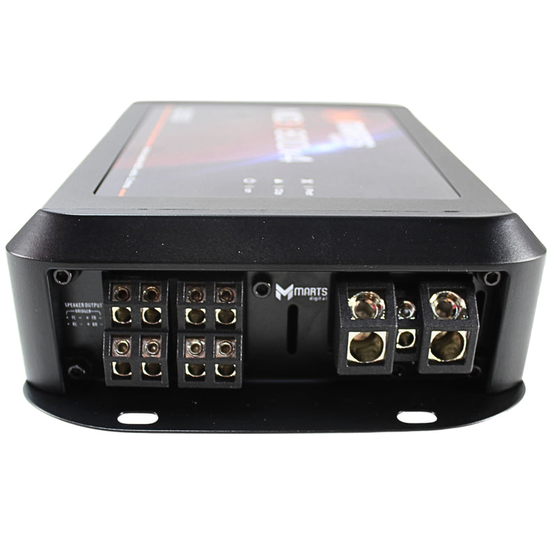 4 Channel 800 watts 2 ohms Class D Compact Full Range Amplifier Marts Digital