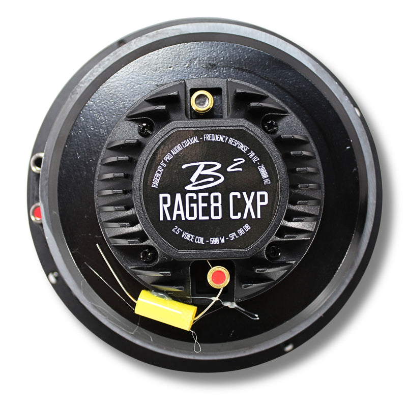 B2 Audio RAGE CXP 8" 4-Ohm 250 Watt RMS Hybrid Coaxial Speaker Pair