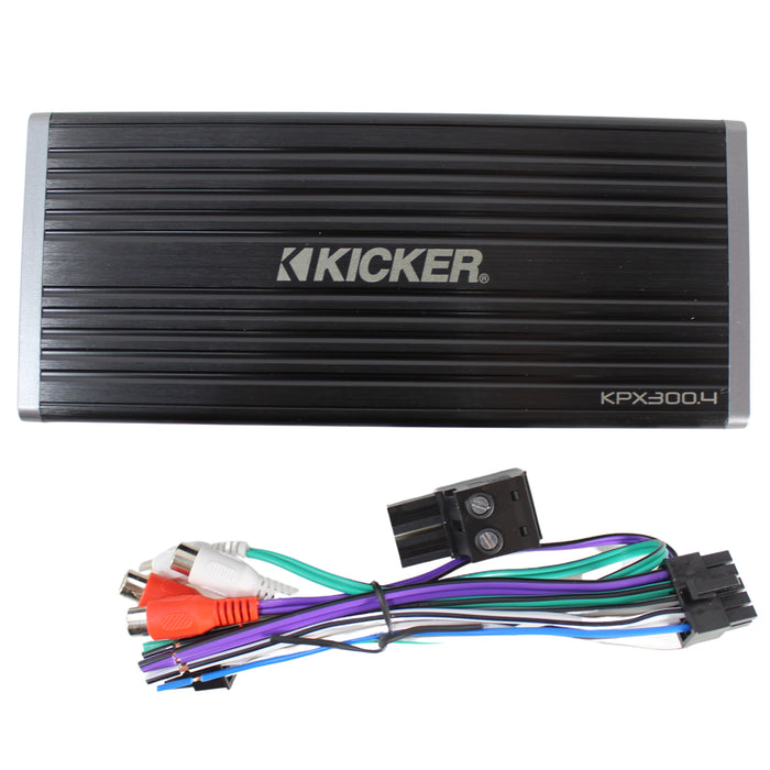 Kicker KPX- Series Marine & Power Sports Full Range Amp 300-W 4-CH | 51KPX3004