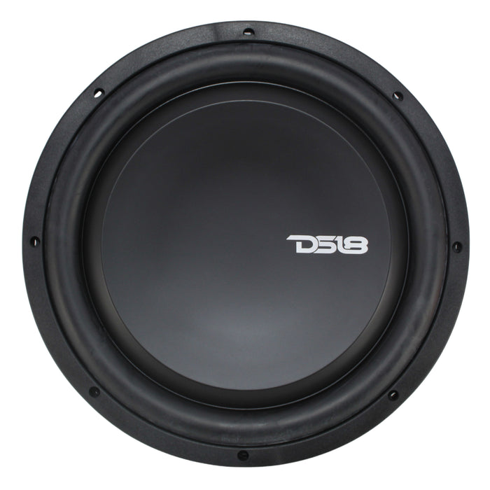 DS18 Water Resistant Shallow 12" Marine Subwoofer Dual 4 Ohm VC 1200w Peak IP65